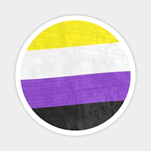 Be Proud of Yourself - Nonbinary Pride Magnet